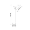 Lampa zewnętrzna słupek LED OLAF stojąca 50cm 4000K - 337757 Goldlux