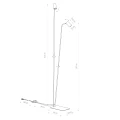Lampa podłogowa MONO II terakota gwint 2xGU10 12620 Nowodvorski