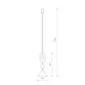 Lampa wisząca DROPS COLOR F 12098 Nowodvorski