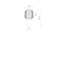 Lampa stołowa NOME 12253 Nowodvorski