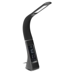 Lampka biurkowa czarna z budzikiem 5W LED 4000K DOLOMIT Orno