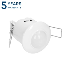 Czujnik ruchu biały 360°, IP20, 800W, do sufitów podwieszanych, mini Orno