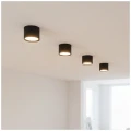 Lampa punktowa, spot czarny natynkowy OH12 S 1xGX53 Kobi