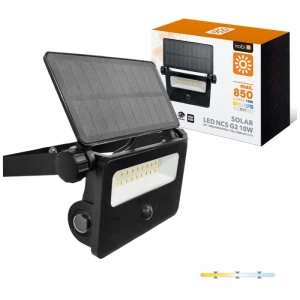 Naświetlacz solarny LED NCS G2 10W 3CCT IP54 czarny Kobi