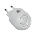 Lampka nocna LED 1W z czujnikiem zmierzchu, biała, barwa zimna 6000K