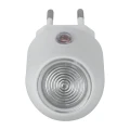 Lampka nocna LED 1W z czujnikiem zmierzchu, biała, barwa zimna 6000K