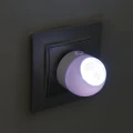 Lampka nocna LED 1W z czujnikiem zmierzchu, biała, barwa zimna 6000K