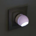 Lampka nocna LED 1W z czujnikiem zmierzchu, biała, barwa zimna 6000K