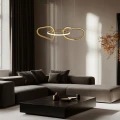 Lampa wisząca ANNELI elegancka – złota nieregularna forma 125 cm – designerska lampa salonu i jadalni LED 3000K 33-35639 Candellux