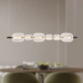 PLAYA lampa wisząca czarny pozioma 17W LED 3000K klosz bezbarwny 36-50533 Candellux