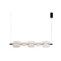 PLAYA lampa wisząca czarny pozioma 15W LED 3000K klosz bezbarwny 35-50526 Candellux