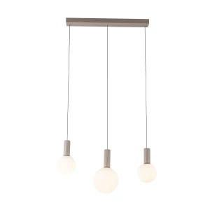 TESTA lampa wisząca beżowy 3x10W G9 klosz biały 33-51110 Candellux