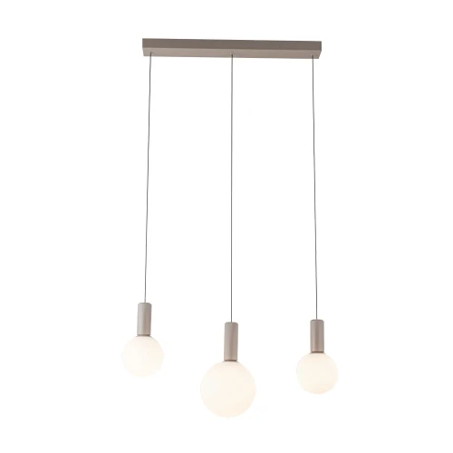 TESTA lampa wisząca beżowy 3x10W G9 klosz biały 33-51110 Candellux
