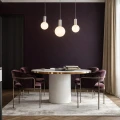 TESTA lampa wisząca beżowy 3x10W G9 klosz biały 33-51110 Candellux