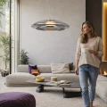OMBRE 42 lampa wisząca satynowy złoty 1x10W GX53 klosz dymiony+biały 31-51097 Candellux