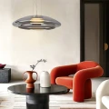 OMBRE 42 lampa wisząca satynowy złoty 1x10W GX53 klosz dymiony+biały 31-51097 Candellux