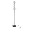 PLAYA lampa podłogowa czarny 15W LED 3000K klosz kula bezbarwny 54-50557 Candellux