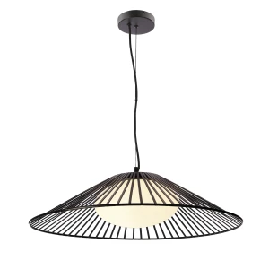 SONTE 60 lampa wisząca czarny 1x10W GX53 klosz biały 31-50922 Candellux