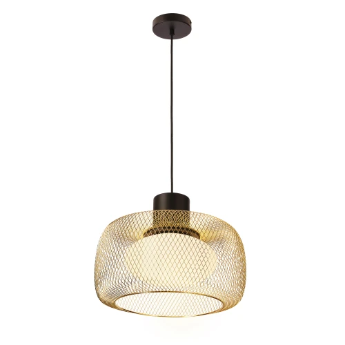 SOPRA 40 lampa wisząca czarny 1x10W GX53 klosz złoty+biały 31-50953 Candellux