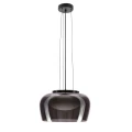 INSIEME 38 lampa wisząca czarny+chromowy 1x10W GX53 klosz dymiony+biały 31-50861 Candellux