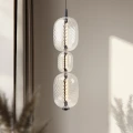 PLAYA lampa wisząca czarny 12W LED 3000K klosz bezbarwny 33-50519 Candellux