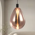 DENSO 30 lampa wisząca czarny 1x10W GU10 klosz miedziany 31-51394 Candellux