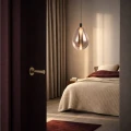 DENSO 30 lampa wisząca czarny 1x10W GU10 klosz miedziany 31-51394 Candellux