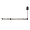 CORTE lampa wisząca pozioma czarny matowy 25W LED 3000K klosz bezbarwny 33-50786 Candellux