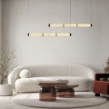 CORTE lampa wisząca pozioma czarny matowy 25W LED 3000K klosz bezbarwny 33-50786 Candellux