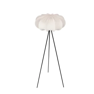 Lampa podłogowa CAFEE’ z abażurem kremowym latte 52 cm - lampa stojąca w stylu skandynawskim E27 51-42033 Candellux