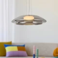 OMBRE 34 lampa wisząca satynowy złoty 1x10W GX53 klosz dymiony+biały 31-51103 Candellux