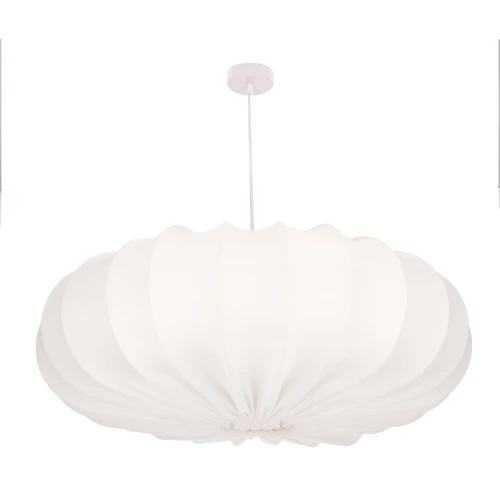 Lampa wisząca CAFEE skandynawska - z abażurem kremowym latte 66cm - nowoczesne oświetlenie sufitowe do salonu i jadalni E27 31-39224 Candellux