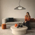 SONTE 50 lampa wisząca czarny 1x10W GX53 klosz biały 31-50939 Candellux