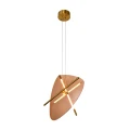 RELAX lampa wisząca mosiężny 15W LED 3000K klosz bursztynowy 31-50830 Candellux