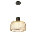 SOPRA 32 lampa wisząca czarny 1x10W GX53 klosz złoty+biały 31-50960 Candellux