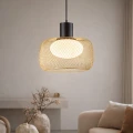 SOPRA 32 lampa wisząca czarny 1x10W GX53 klosz złoty+biały 31-50960 Candellux