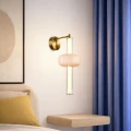 PURAS lampa kinkiet mosiężny 12W LED 3000K klosz bezbarwny+biały 21-50601 Candellux