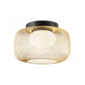SOPRA 32 lampa sufitowa czarny 1x10W GX53 klosz złoty+biały 31-50977 Candellux