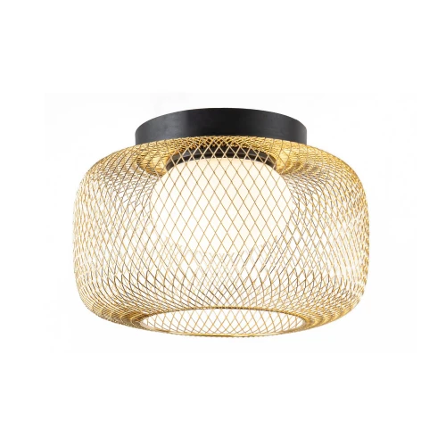 SOPRA 32 lampa sufitowa czarny 1x10W GX53 klosz złoty+biały 31-50977 Candellux