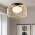 SOPRA 32 lampa sufitowa czarny 1x10W GX53 klosz złoty+biały 31-50977 Candellux