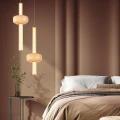 PURAS D lampa wisząca mosiężny 15W LED 3000K klosz bezbarwny+biały 31-50588 Candellux