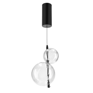 PLAYA lampa wisząca czarny 10W LED 3000K klosz bezbarwny 32-50472 Candellux