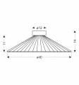 SONTE 40 lampa sufitowa czarny 1x10W GX53 klosz biały 31-50946 Candellux