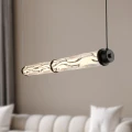CORTE lampa wisząca pozioma czarny matowy 18W LED 3000K klosz bezbarwny 32-50779 Candellux