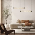 CORTE lampa wisząca pozioma czarny matowy 18W LED 3000K klosz bezbarwny 32-50779 Candellux