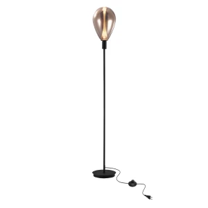 DENSO 20 lampa podłogowa czarny 1x5W G9 klosz miedziany 51-51134 Candellux