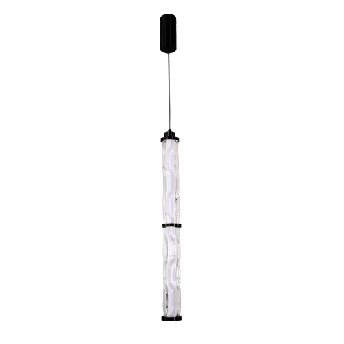 CORTE lampa wisząca czarny matowy 18W LED 3000K klosz bezbarwny 31-50748 Candellux