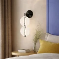 PLAYA lampa kinkiet czarny 10W LED 3000K klosz kula bezbarwny 22-50496 Candellux