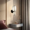 PLAYA lampa kinkiet czarny 10W LED 3000K klosz owalny bezbarwny 22-50540 Candellux