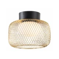 SOPRA 25 lampa sufitowa czarny 1x10W GX53 klosz złoty+biały 31-50984 Candellux